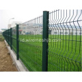 Pagar Taman-Indah Dilapisi PVC Dilas Wire Mesh Pagar